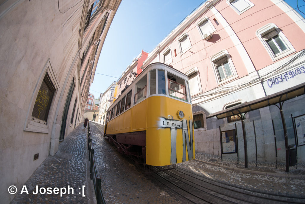 Funicular in Lisbon